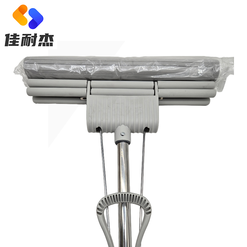 佳耐杰 特宽海绵拖把免手洗滚轮胶棉拖把 38cm/把高清大图