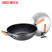 爱仕达(ASD) 炒锅 CL32S5WG油你控晶石磁通新不粘炒锅32cm