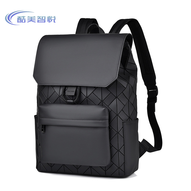 酷美智悦 休闲镭射背包黑色31*13*43cm KM-FZ124 个高清大图