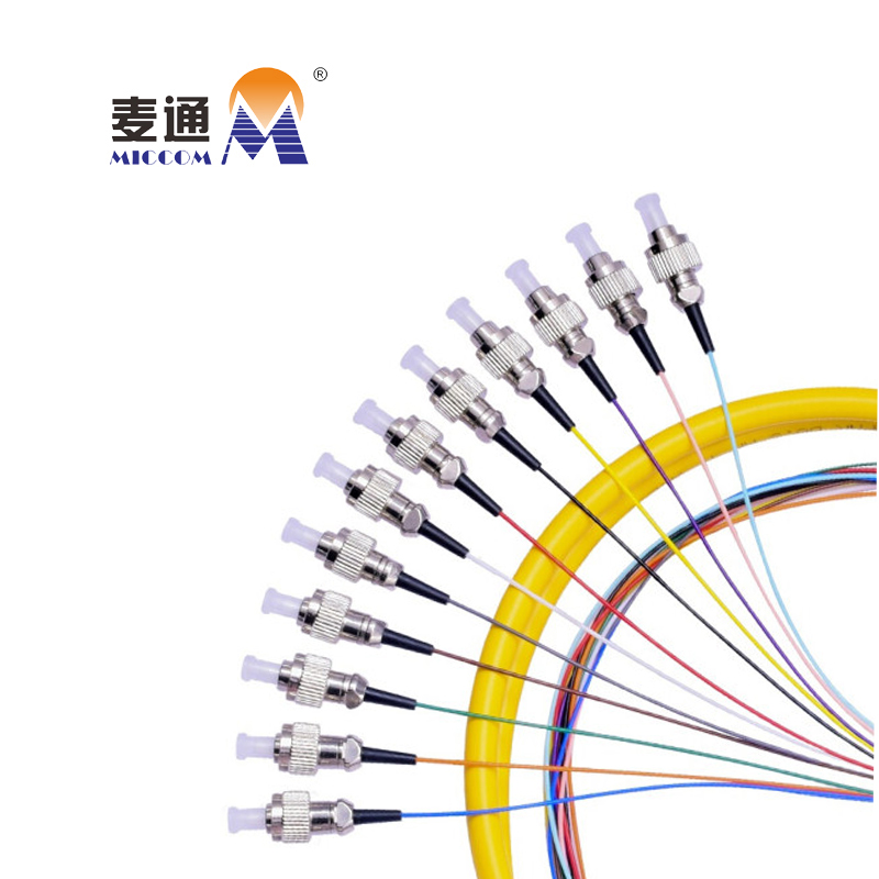 麦通 电信级12芯束状尾纤ODF熔纤盘尾纤1.5米束状尾纤 FC/PC 单模12芯束状 / 条高清大图