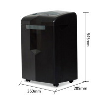 黑武士系列盆景碎纸机4P23B 桶容积23L 360mm* 285mm*545mm