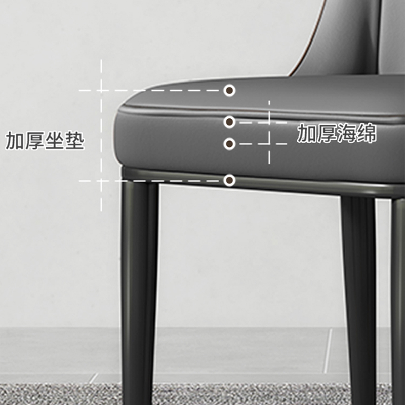 DXBG办公椅员工椅靠背无扶手椅子380*430*840