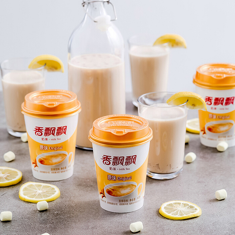 香飘飘 冲泡奶茶 经典原味 Q弹椰果 便携式80g*3 三连杯装