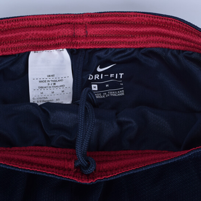耐克(NIKE)新品现货NIKE18-19巴塞罗那主场短裤足球裤透气排汗 蓝色 894441-451