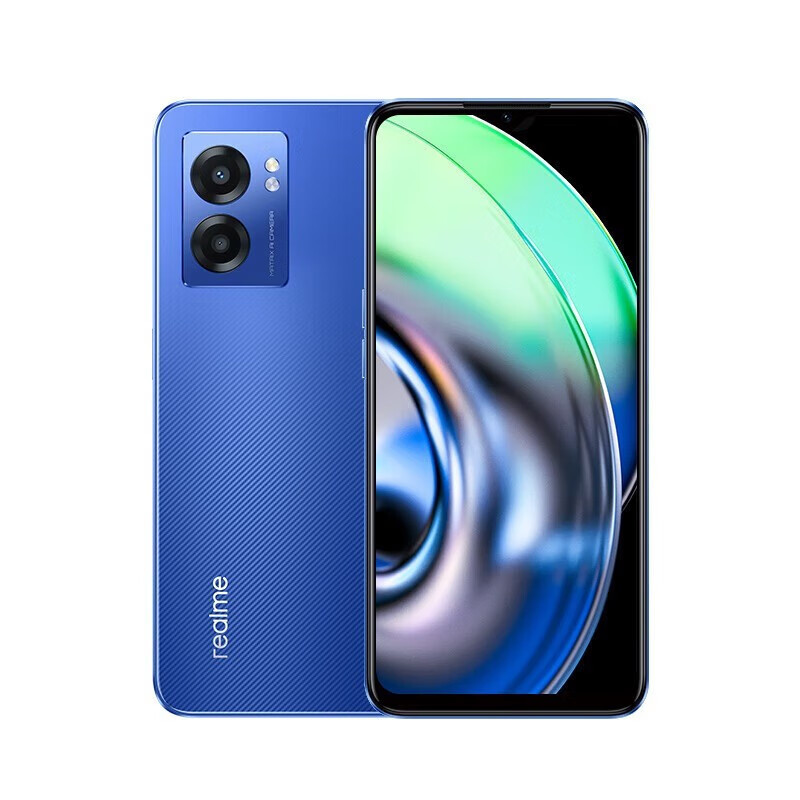 [全国联保]realme 真我V23 12GB+256GB 曜空蓝 33W超速闪充 天玑810芯5000毫安电池 游戏手机
