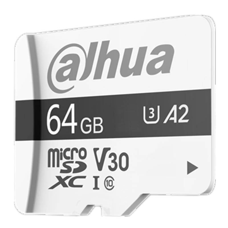 大华(dahua)64G TF(MicroSD)存储卡 U3 C10 A2 V30 F100系列 手机监控相机内存卡