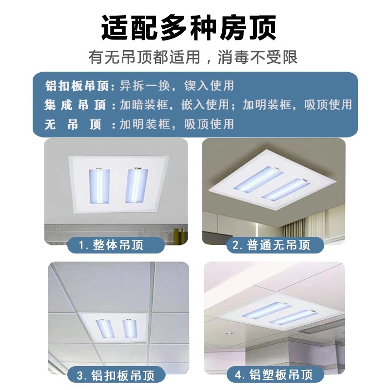 河洛科星嵌入式紫外线消毒灯HK253高清大图