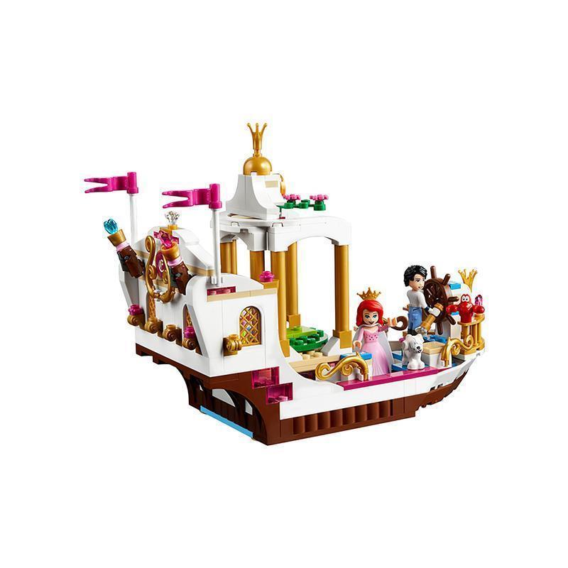乐高(LEGO)迪斯尼公主系列 美人鱼爱丽儿的皇家庆典船 41153 6-12岁 积木玩具 200块以上 塑料玩具