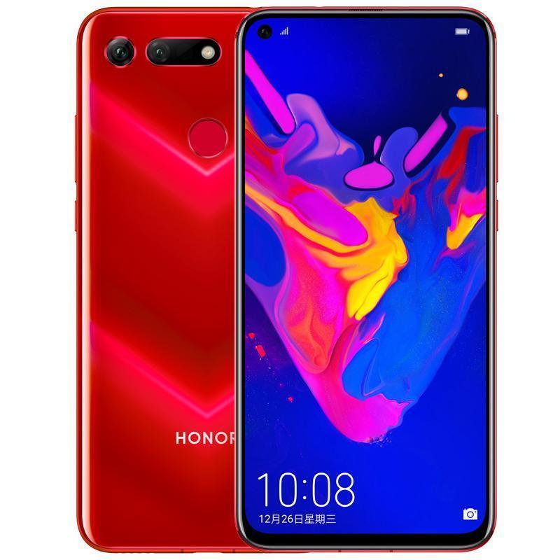 荣耀(honor)V20 6GB+128GB 幻影红 移动联通电信4G 游戏手机 麒麟980芯片 魅眼全视屏 4800万深感相机 全面屏手机