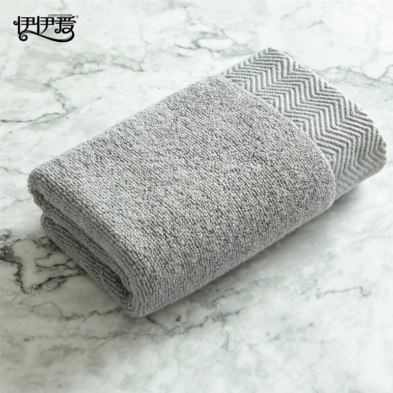 伊伊爱 YBH25212 迪迈 浴巾 灰色高清大图