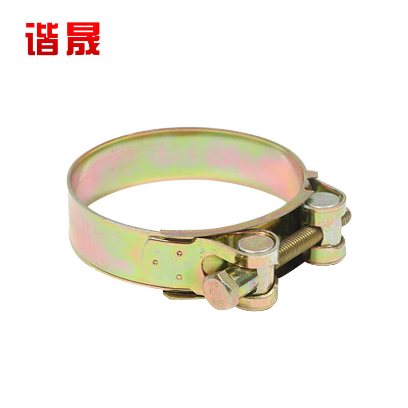 谐晟 强力喉箍 镀锌管箍管夹抱箍卡箍紧箍水管油管固定卡子 60-63mm10个/件1件