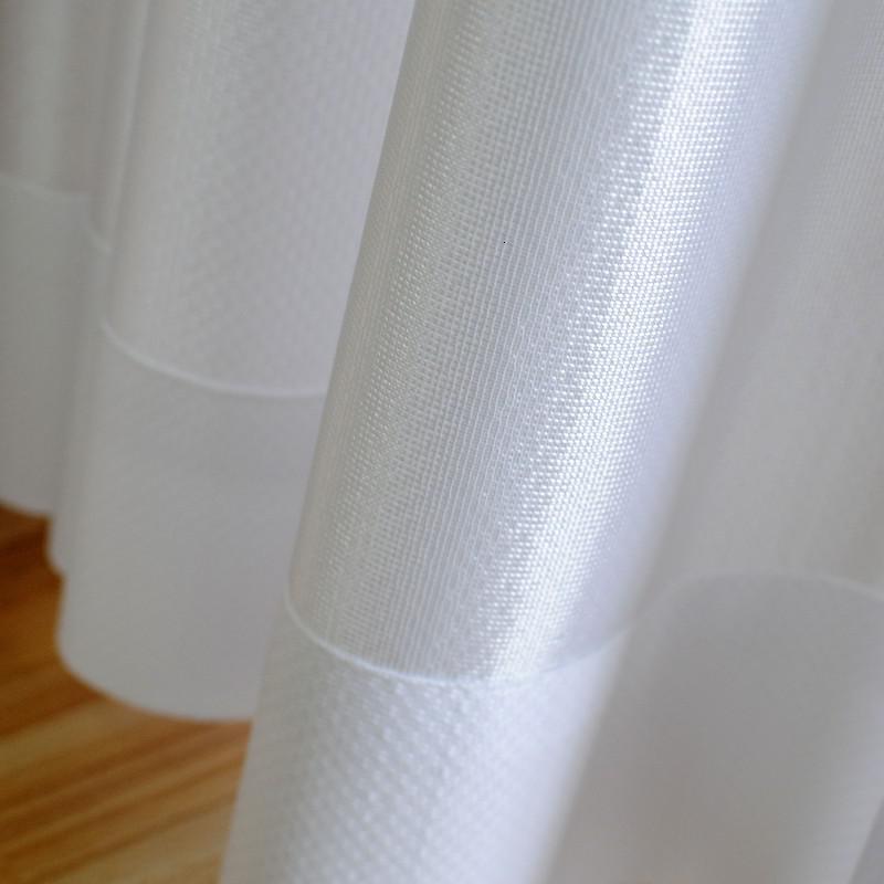 美帮汇透风遮像加厚镜面白纱帘隔热抗UV客厅阳台记忆定型窗帘高清大图