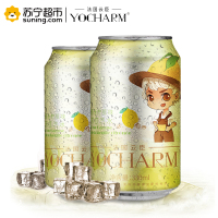 云臣 (Yocharm) 薏米柠檬味 苏打水 含气饮料 330ml*24听 整箱装