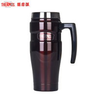 膳魔师(THERMOS)高真空不锈钢保温杯咖啡泡茶杯办公杯车载杯SK-1000车载杯470ml 家用/旅行/通用