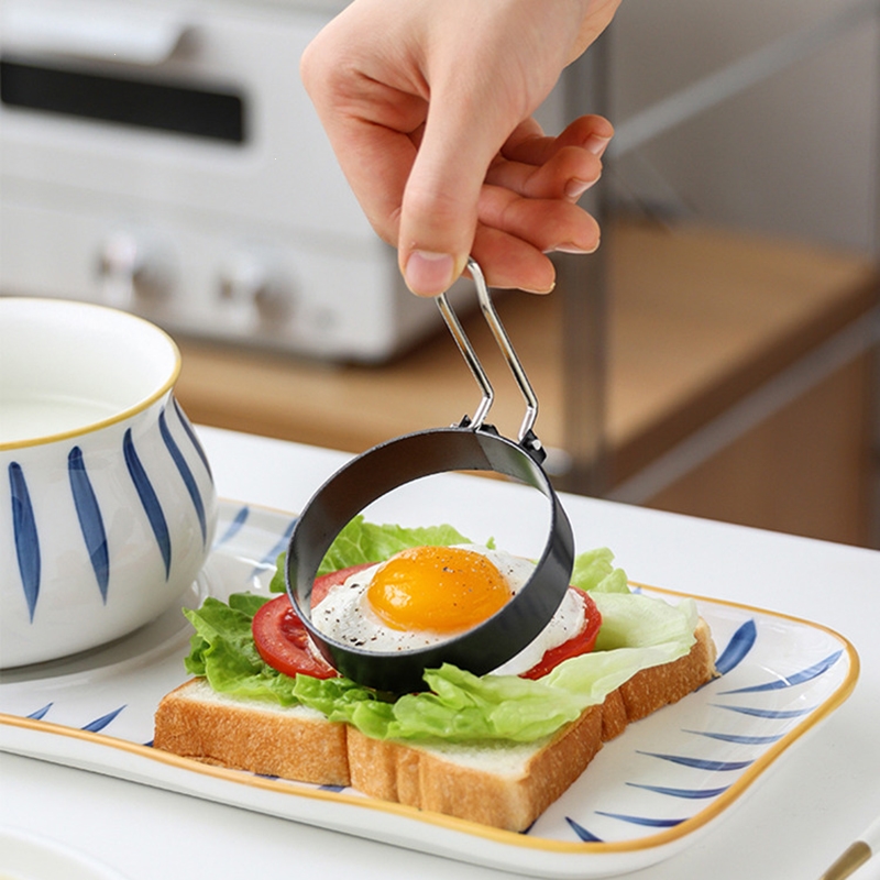 不锈钢煎鸡蛋模具烘焙精灵荷包蛋煎蛋模型圆形厨房早餐工具
