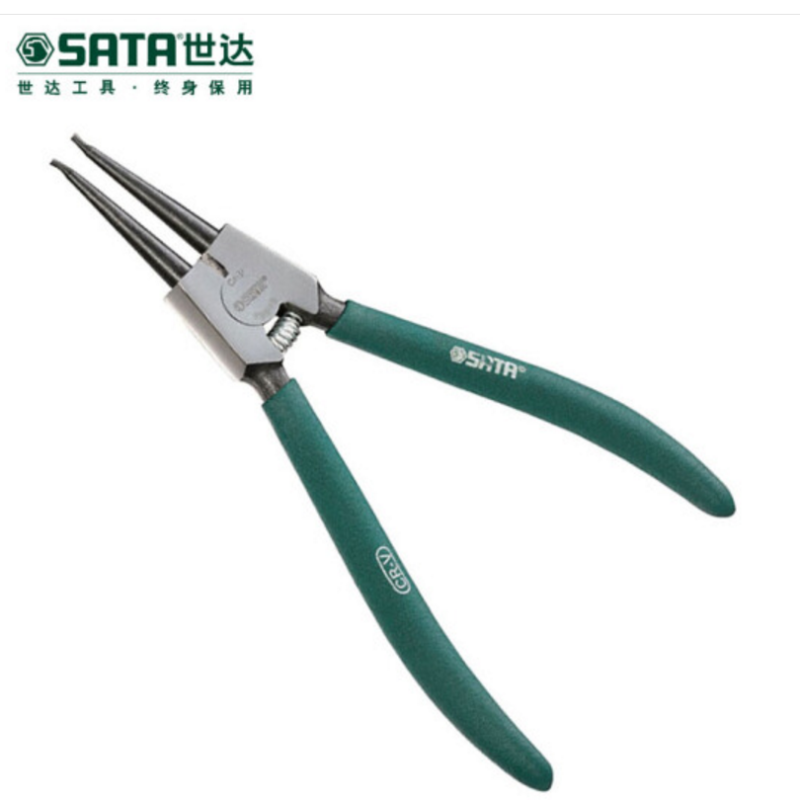 世达工具德式轴用直口卡簧钳 5寸72011
