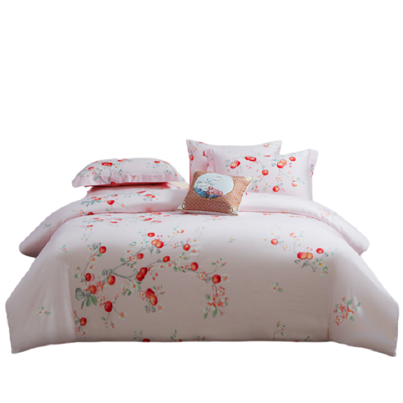 梦洁家纺 梦洁纯棉印花四件套：平安如意1010189098高清大图