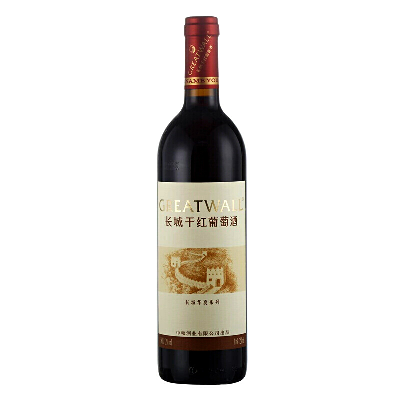 长城(GreatWall ) 红酒昌黎产区 华夏葡园清新干红葡萄酒 750ml 单支装