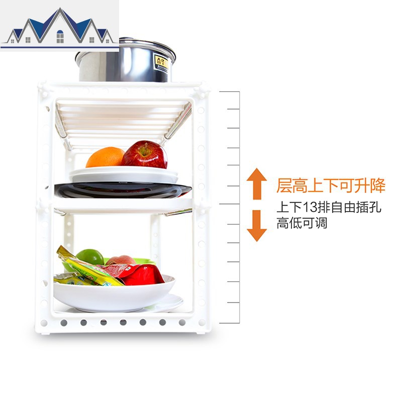 可伸缩水架子厨房置物架台下橱柜储物架厨房用品锅架碗架收纳架_10_880高清大图