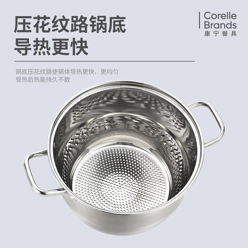 康宁EKCO尊爵双层蒸锅EK-ZJ02ZX/KZ-高清大图