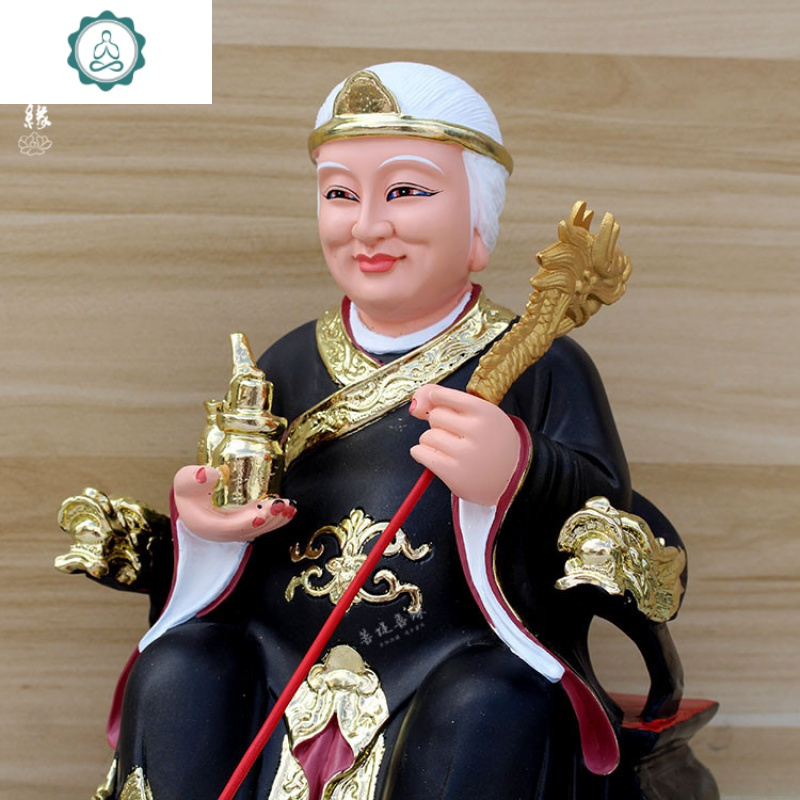 新款彩绘黑老太太神像黑老太黑妈妈保家仙像胡三太爷太奶树脂佛像封后