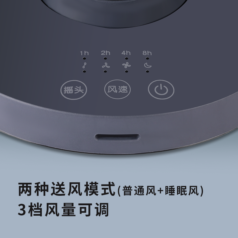 格力(GREE)空气循环扇台式风扇家用电风扇左右摇头小风扇电扇涡轮换气扇循环对流风扇 定时遥控FXT-1506Bg3