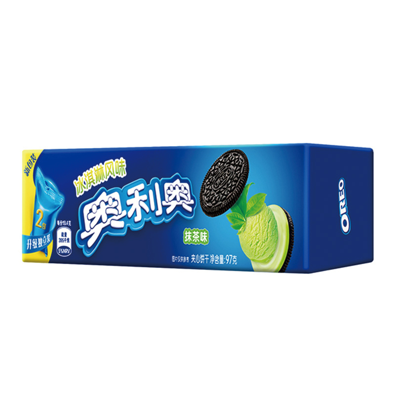奥利奥冰淇淋夹心抹茶味97g*24*50第一