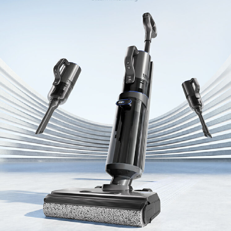 摩飞 无线拖地机洗涤机智能洗拖吸三合一扫地机电动拖把手持吸尘器 MR3301 灰色