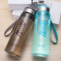 powcan 大容量水杯子便携塑料学生太空杯户外运动大码随手杯1000ml