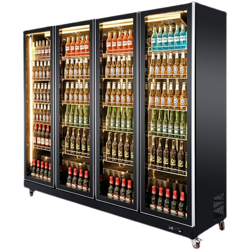 东映之画商用啤酒柜冷藏展示柜保鲜冰柜水果冷藏展示柜