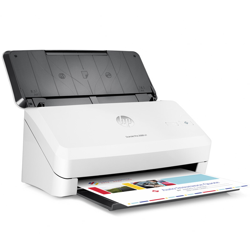 惠普(HP) ScanJet Pro 2000 S1 A4双面馈纸高速文档扫描仪