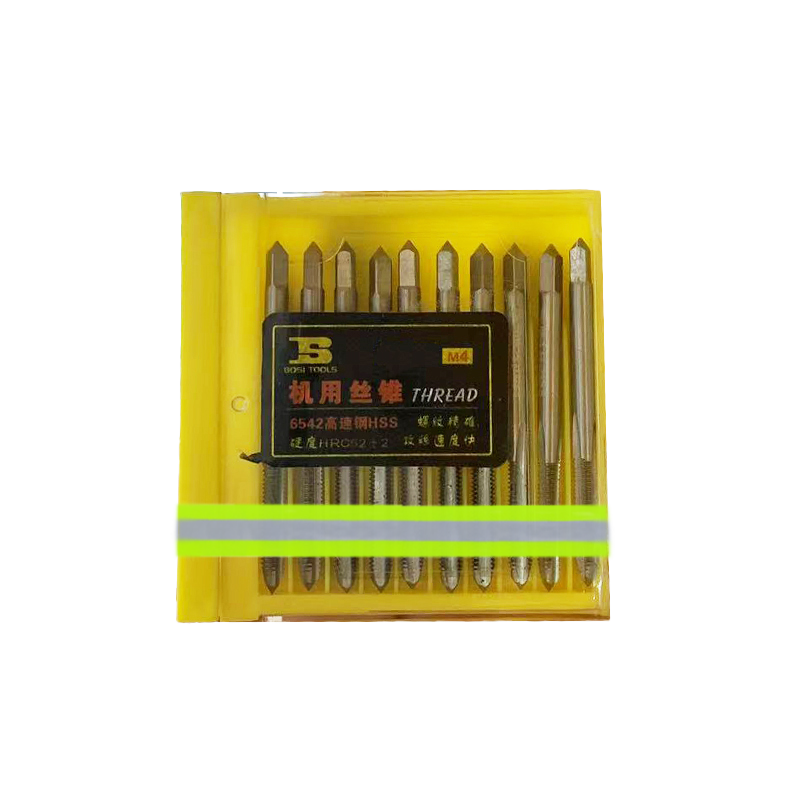 波斯(BOSI) 荧光系列机用丝锥 M4/10支 盒高清大图