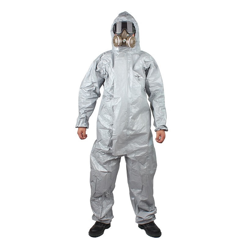 杜邦 TychemF/6000 F级连体防化服 1件 灰色 XXL高清大图
