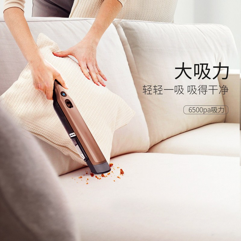Shark随手吸W3无线大吸力便携吸尘器家用手持除螨床上
