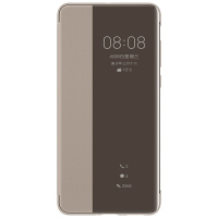 HUAWEI/华为P40 Pro原装保护套翻盖智能休眠视窗皮套 P40商务防摔全包手机套保护壳 智能视窗保护套