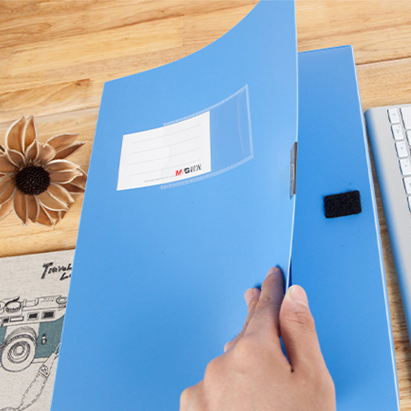 晨光档案盒75mm*2个装文件管理经济型蓝色ADM95394B1高清大图