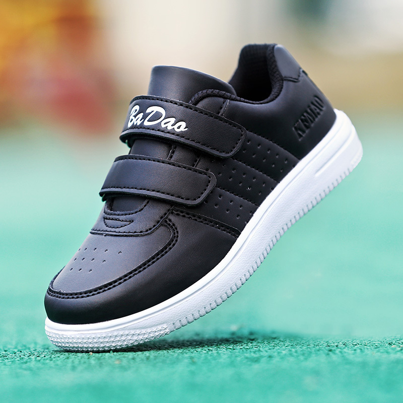 儿童白色运动鞋男童小白鞋春秋女童鞋旅游鞋男孩波鞋小学生白球鞋