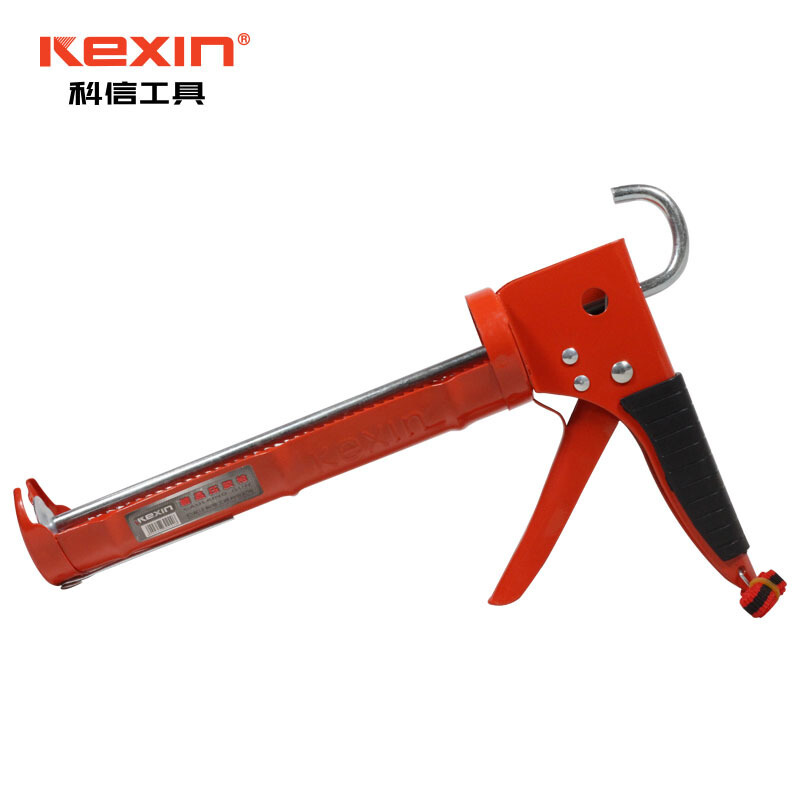 科信(kexin) 固定式压胶枪 半圆式硅胶枪玻璃胶枪打胶枪 9“ 225m KX4804 1把 (5把起售)