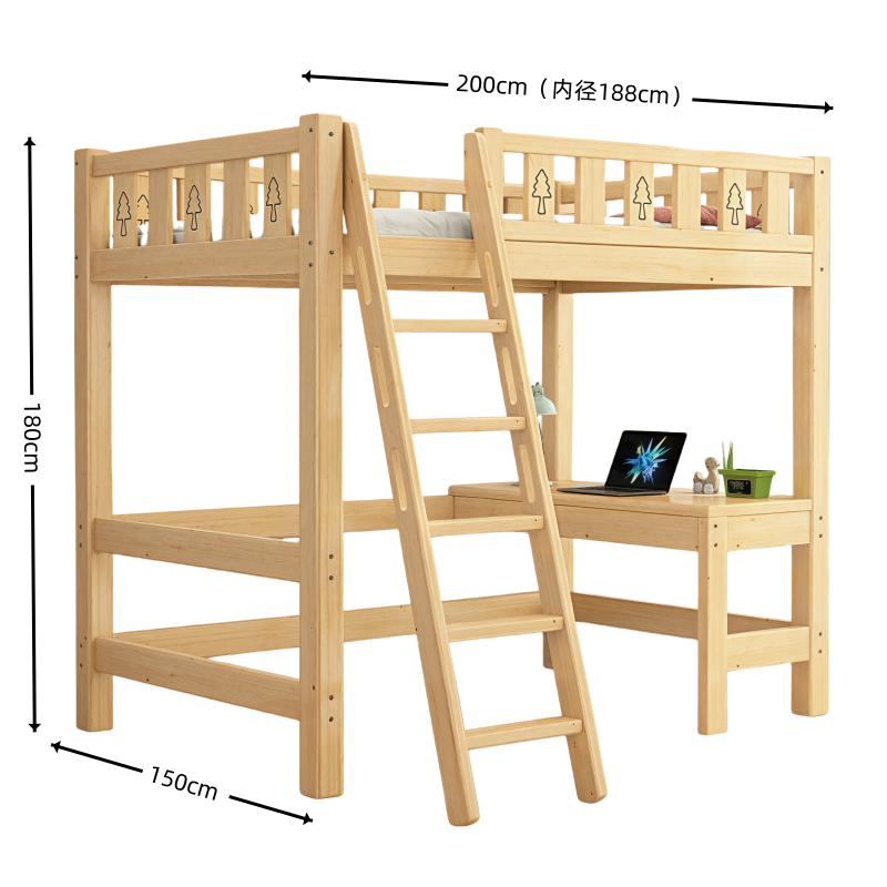 豫龙都高低床1.5m张高清大图