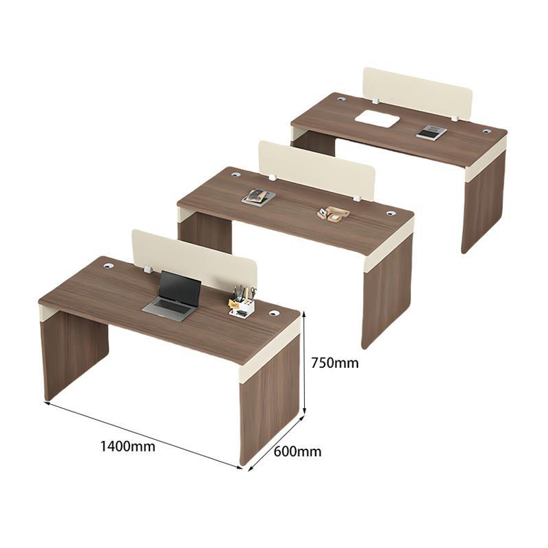 豫众诺 隔断办公桌 1400*600*750mm 张高清大图