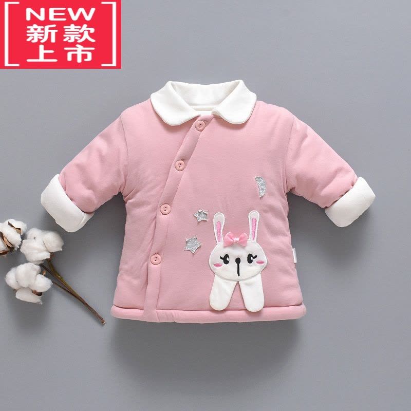 可莉允秋冬季加棉袄男女宝宝内穿棉服婴儿幼儿童厚棉衣服装贴身内胆图片