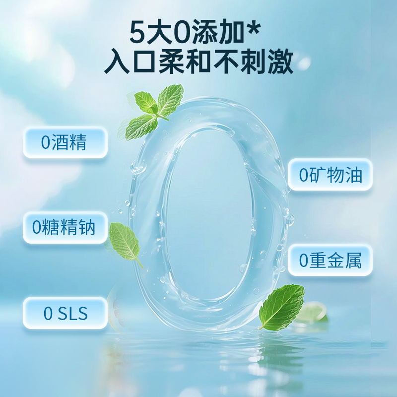 皓齿健益生菌漱口水(海洋薄荷)500ml-DS158高清大图