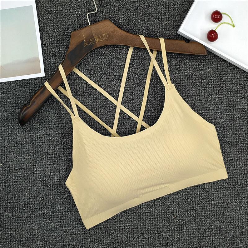 冰丝无痕背后背带文胸一体薄款内衣带背心抹胸裹胸肤均