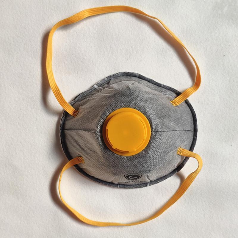无阀白色杯型口罩10个杯型口罩活性炭口罩喷漆口罩工业打磨口罩圆形
