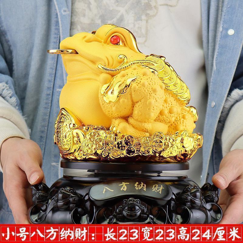 美帮汇大号金蟾摆件三足蟾蜍金蝉店铺收银台装饰品开业礼品高清大图