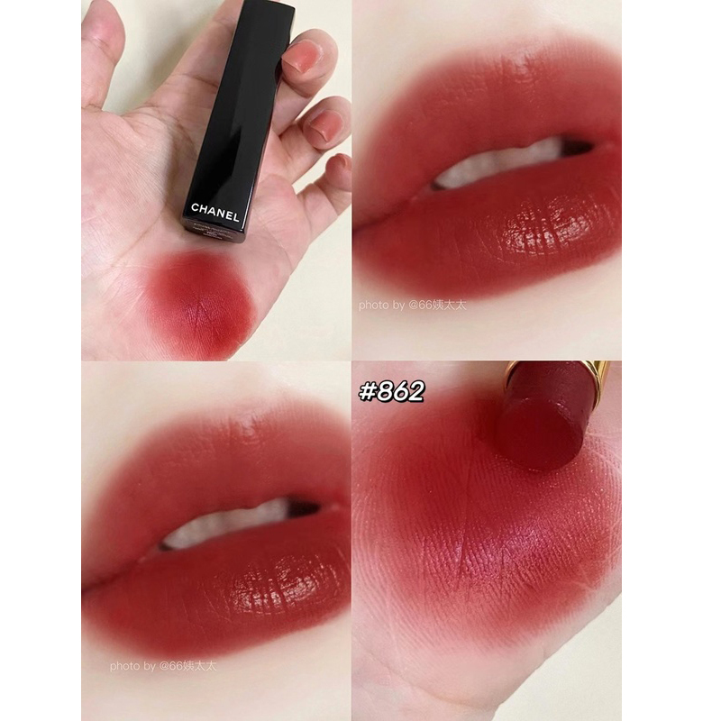 香奈儿chanel魅力精萃唇膏862细管缎光滋润口红