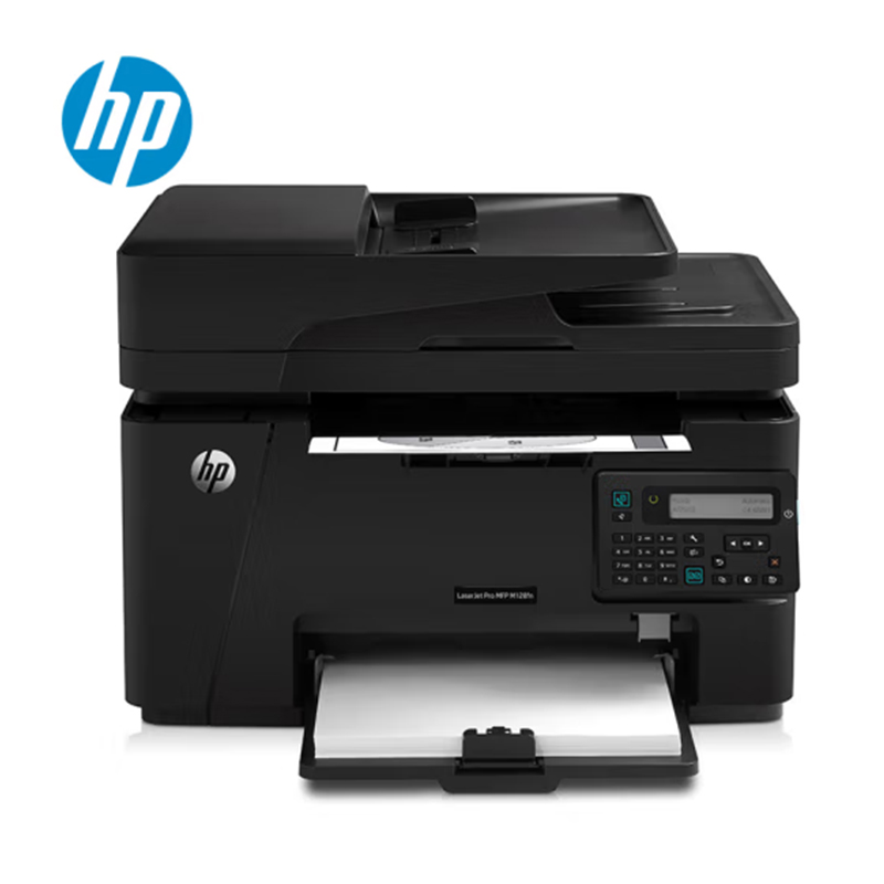 惠普(hp) LaserJet Pro MFP M128fn 黑白激光多功能一体机(打印 复印 扫描 传真)有线网络高清大图