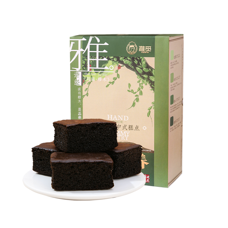 雅觅 九黑谷物 方糕 200g/盒