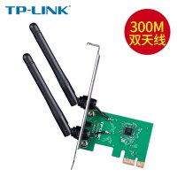 TP-LINK TL-WN881N PCI-E无线网卡台式机电脑内置wifi网络信号接收器 300M双天线单独插口迷你