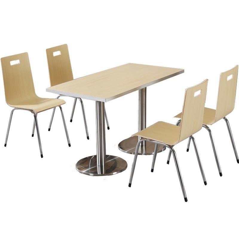 凌迪星餐厅桌椅120*60*76cm(一桌四椅)套高清大图